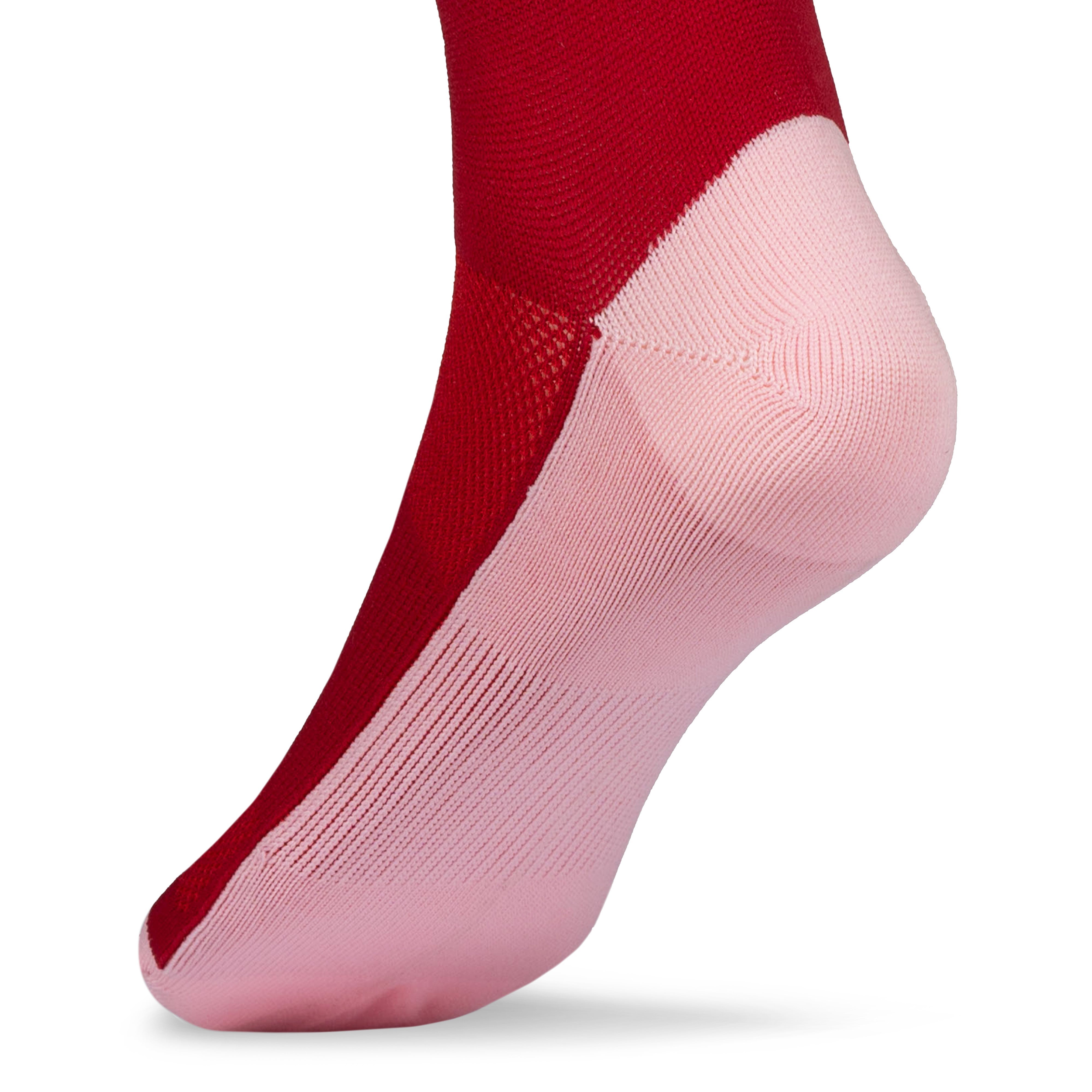 Krono Nutrition socks vintage OUTWAY, cherry, back view