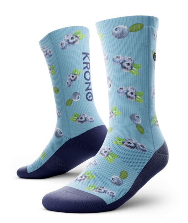 Pair of Krono Nutrition socks vintage OUTWAY, light blueberry