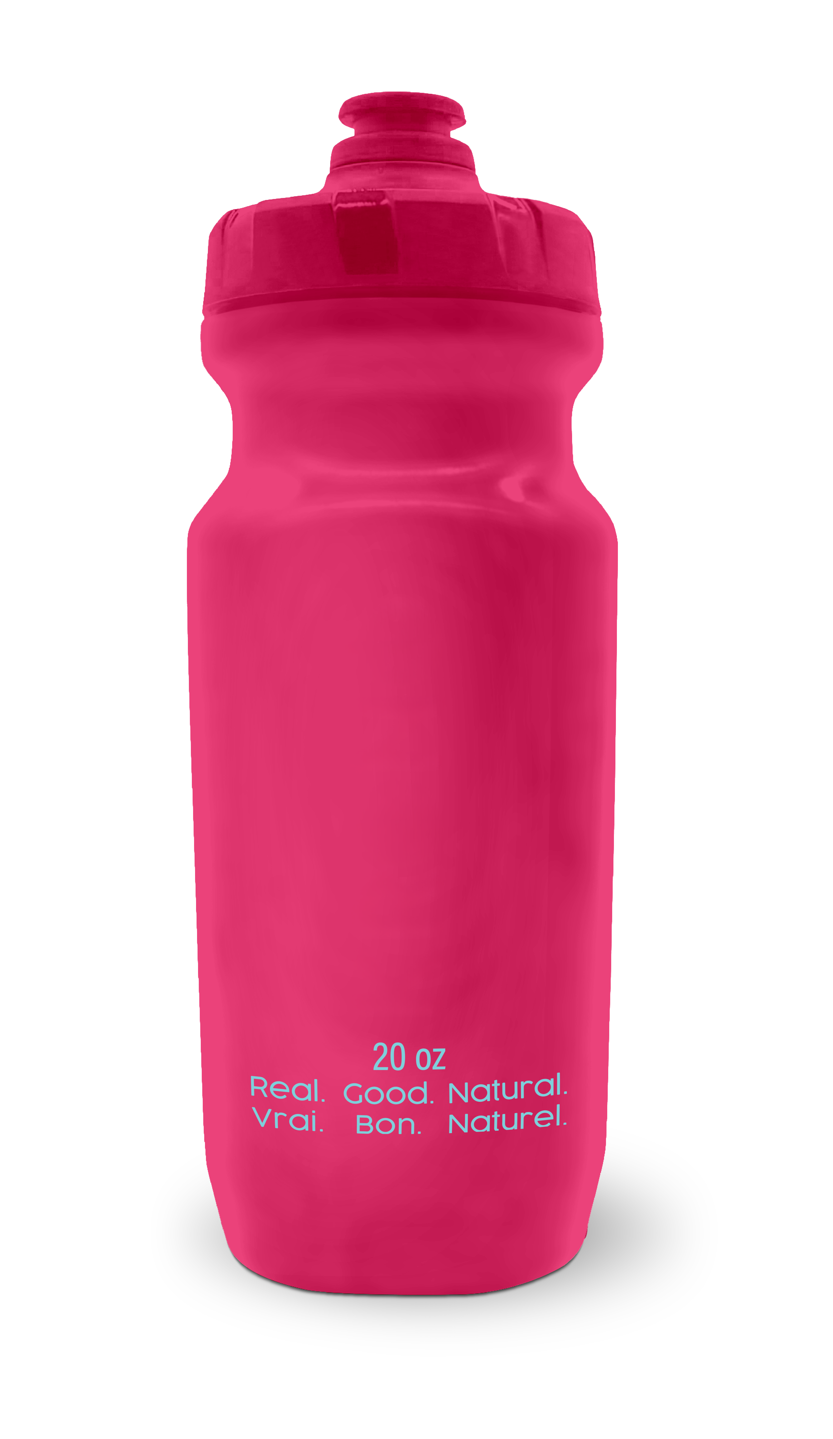 Krono Nutrition berries water bottle, back view