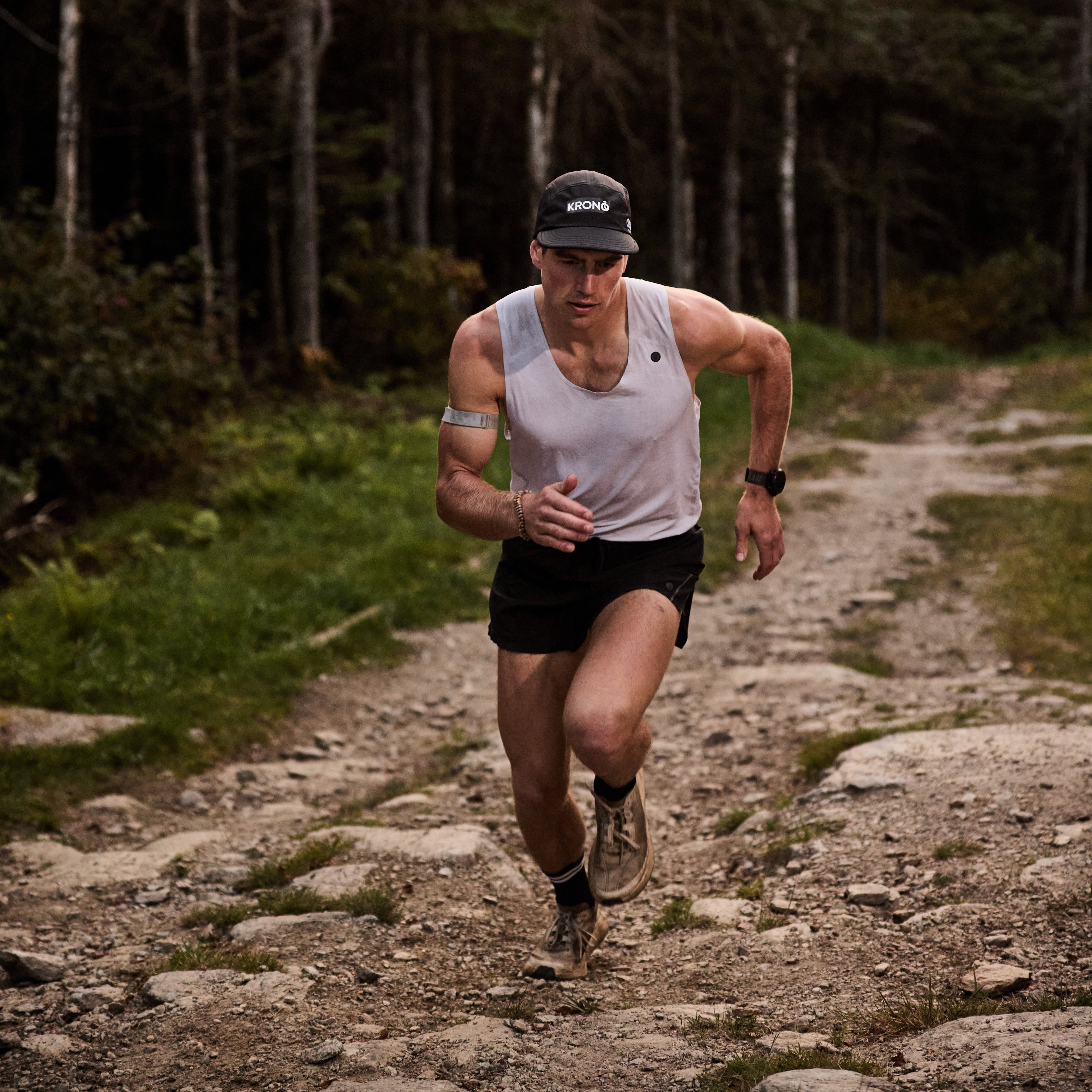 Athlete running