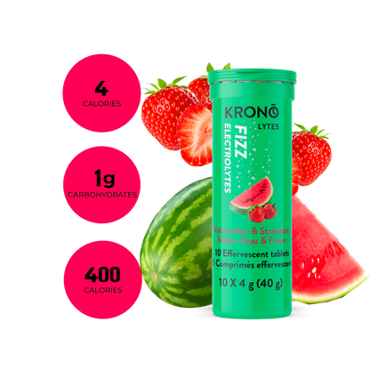 Comprimés effervescents Melon d’eau & Fraise