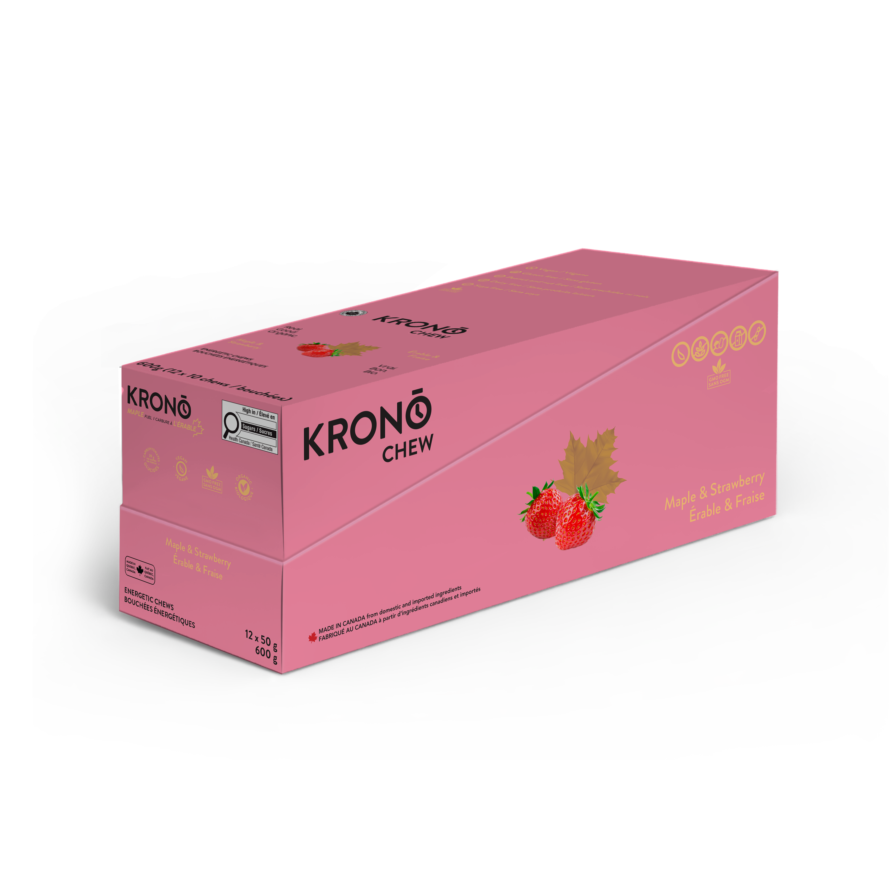 Strawberry & Maple Chews - Box of 12