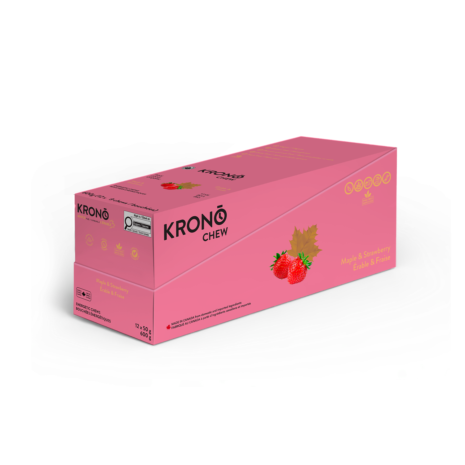 Strawberry & Maple Chews - Box of 12