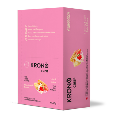 Stawberry & Cream Energy Rice Cake - Box of 12