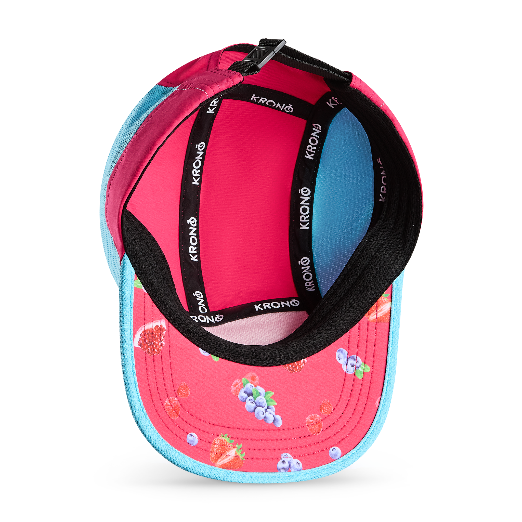 Krono Nutrition berries pomegranate cap, view from below