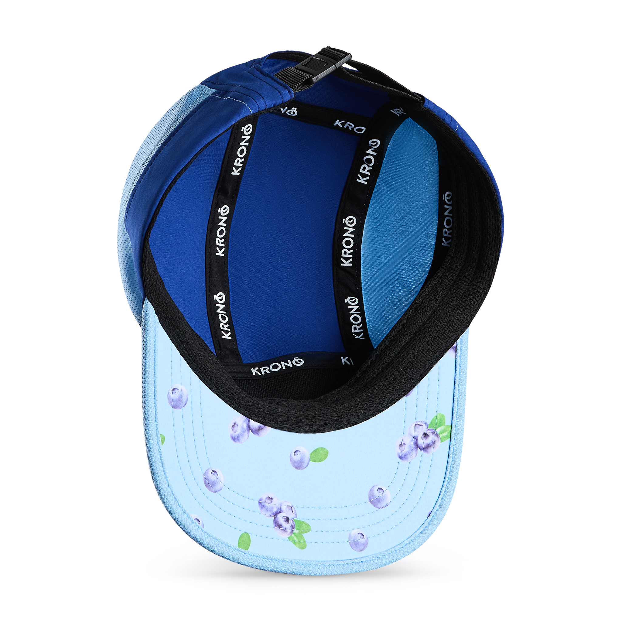Krono Nutrition blueberries cap, view from below