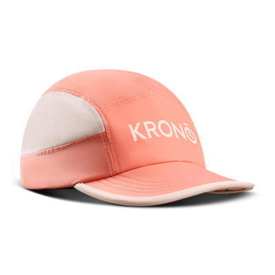 Krono Nutrition peach cap, front view