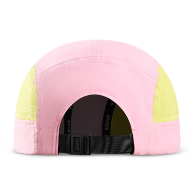 Krono Nutrition pink lemonade cap, back view