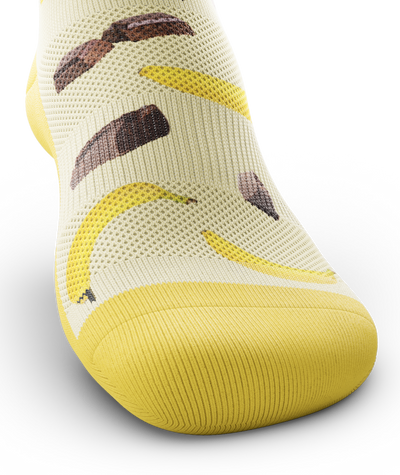 Krono Nutrition socks OUTWAY, light banana and chocolate, front view