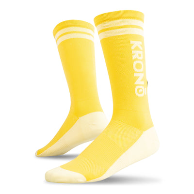 Pair of Krono Nutrition socks vintage OUTWAY, banana
