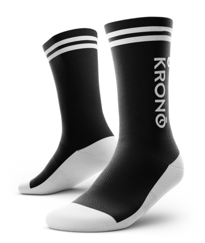 Pair of Krono Nutrition socks vintage OUTWAY, black and white