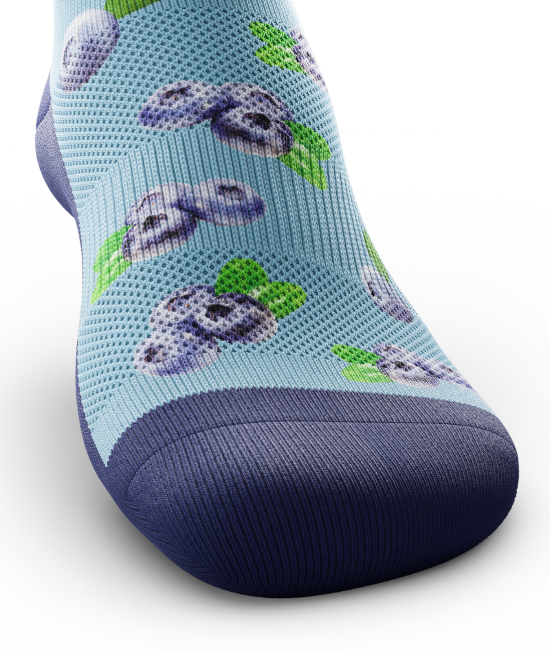 Krono Nutrition socks vintage OUTWAY, light blueberry, front view