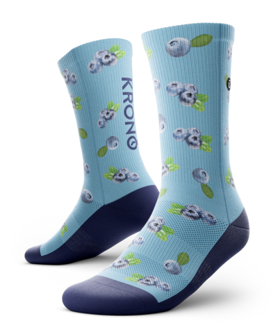 Pair of Krono Nutrition socks vintage OUTWAY, light blueberry