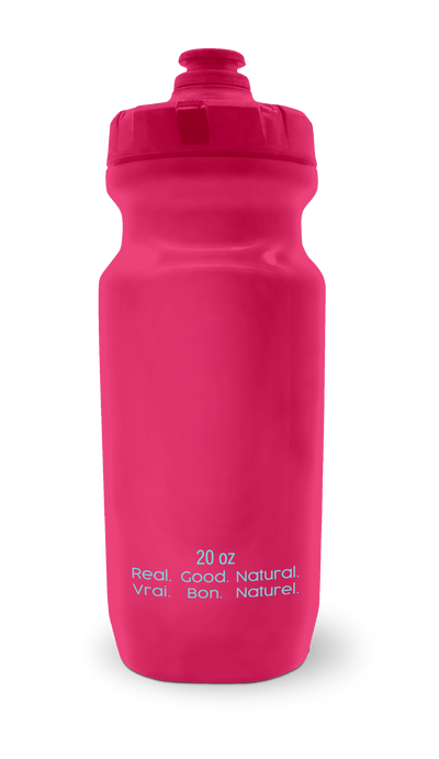 Krono Nutrition berries water bottle, back view