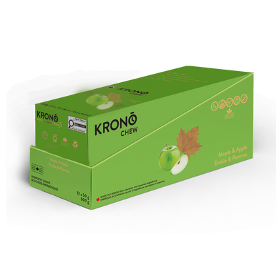 Bouchées énergétiques à la pomme et à l'érable - Boîte de 12 